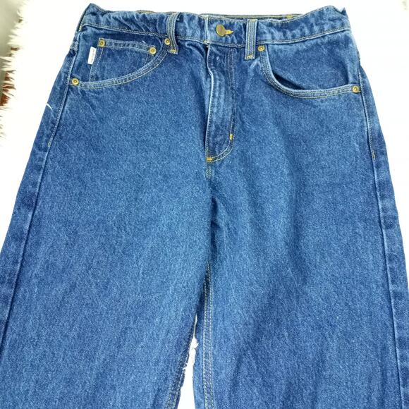 CARHARTT~Men's Dark Wash 100% Cotton Jeans~32x35 - Picture 2 of 8
